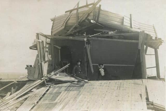 Bungalow Town storm damage on March 23, 1913. Picture: Maurice Stevens Collection