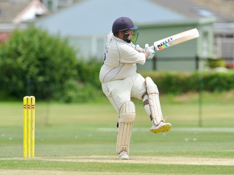 Action between Littlehampton CC and Slinfold CC in Division 3 West of the Sussex Cricket League