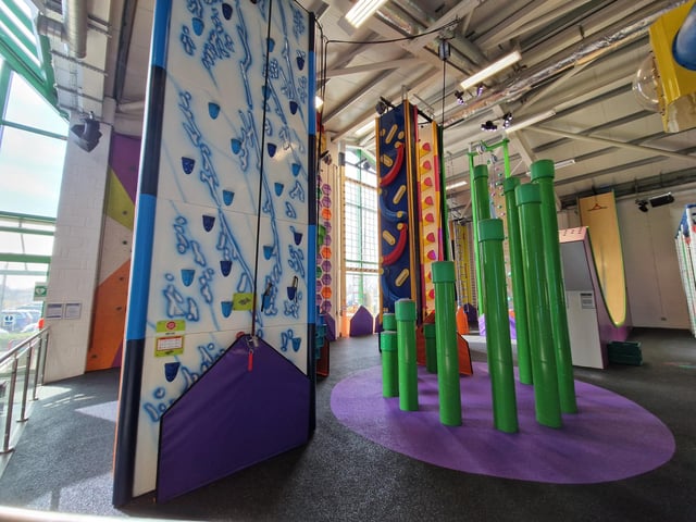 Brand new Clip ‘n Climb walls at Rustington’s popular Out of Bounds activity centre have been officially opened