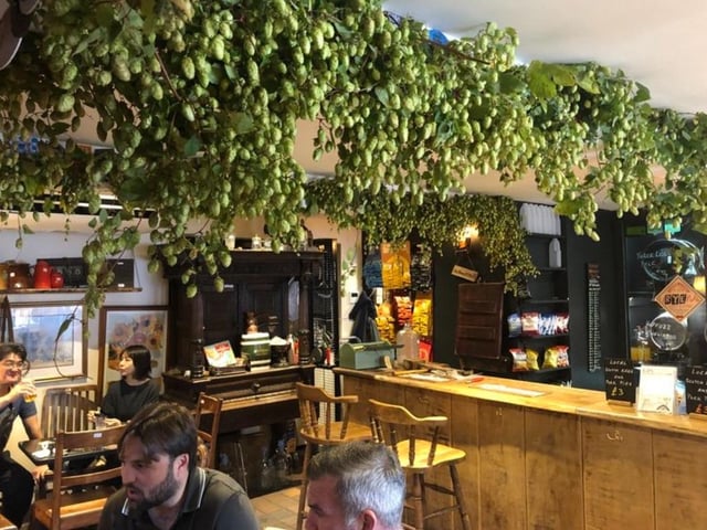 The Waterworks, Cinque Ports Street, Rye. In its 300 year history the building has been the town's pumphouse, a soup kitchen and public toilets. It became a micro pub in 2018. It is packed with character and offers seven changing beers and 16 ciders. It offers its own beer called U-Rye-nal.