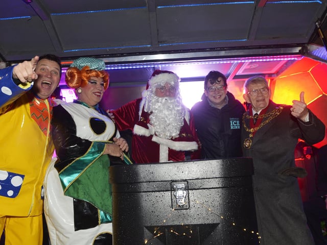 Eastbourne Christmas light switch-on (Pic by Jon Rigby)