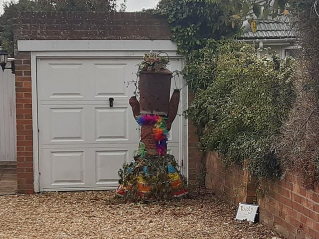 Spectacular scarecrows on display in the Ferring Scarecrow Festival 2022