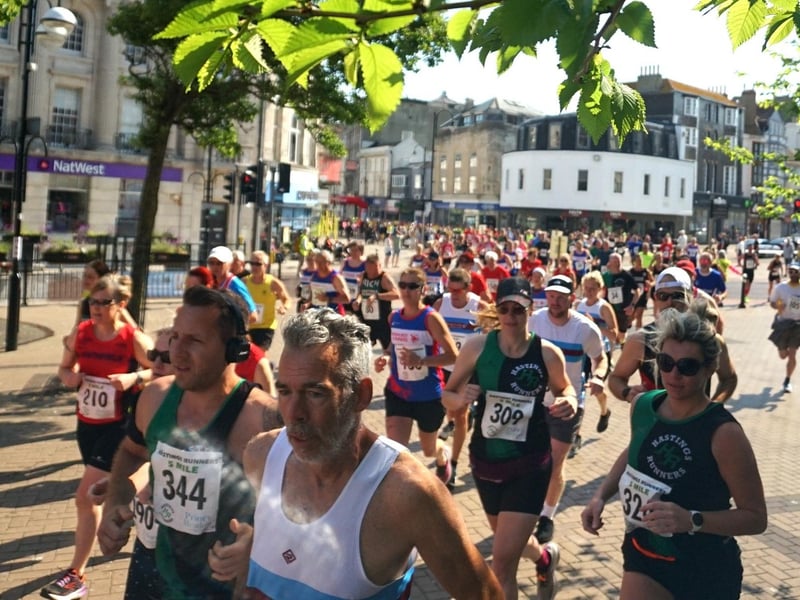 Images from the Hastings 5-mile Keith Chandler Memorial Road Race