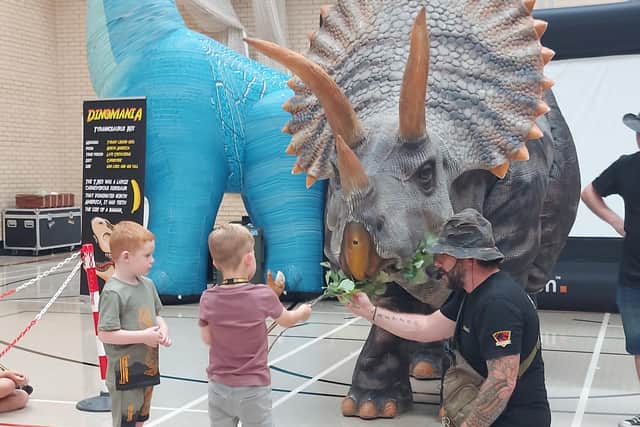 Ranger Chris brought his educational Dinomania show to Worthing