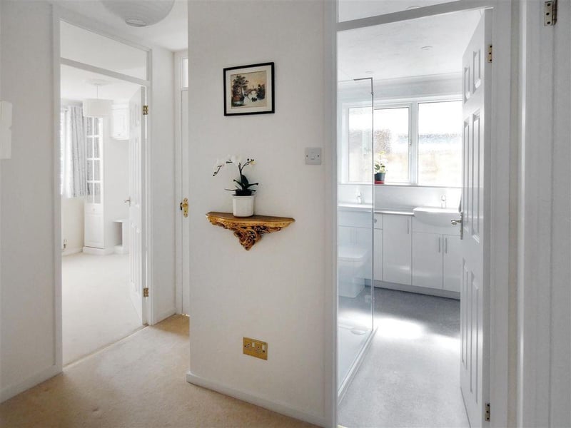 This superb two-bedroom, detached bungalow on the South Beaumont Park development is offered for sale with no onward chain through Glyn Jones, priced at £550,000.