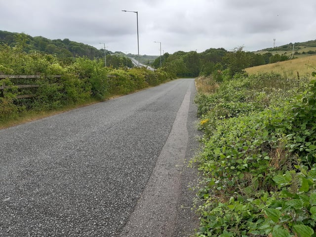 You are skirting around the junction where the A27 meets the A23 now but you are quite safe. Follow Braypool Lane around to the right.