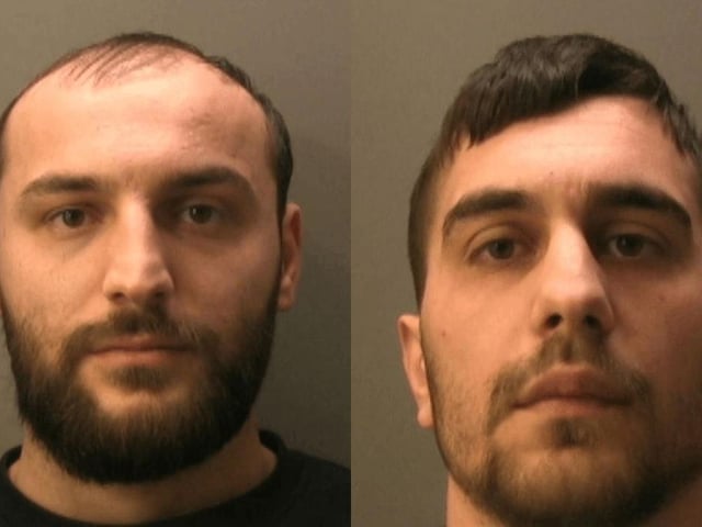 Eljohn Majika and Klevis Kurti, both 22 and of no fixed address were both sentenced to 14 months in prison after being arrested on suspicion of cultivating cannabis plants at a property in Eastbourne.