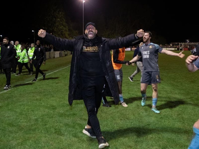 Jamie Crellin’s Three Bridges came from a goal down to beat Sittingbourne in their semi-final in Kent – to earn a place in Friday night’s final where they face Chichester City.