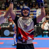 Piotr Zmuda celebrates