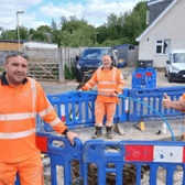 More than three kilometres of water mains have been replaced across West Sussex and Hampshire in recent months, forming part of a programme to reduce leaks and bursts. Photo: Portsmouth Water.