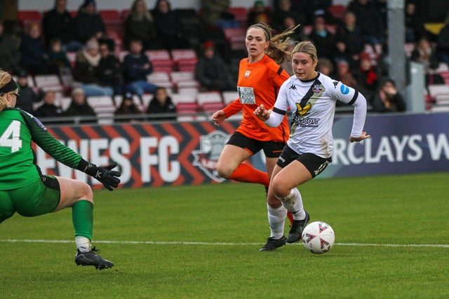 Lewes Women take on London Bees in the FA Cup at the Dripping Pan
