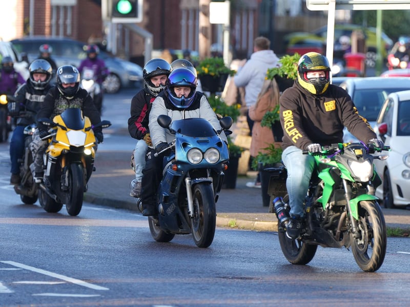 Motorbike convoy for Rustington's India Buchanan who died at the age of 17