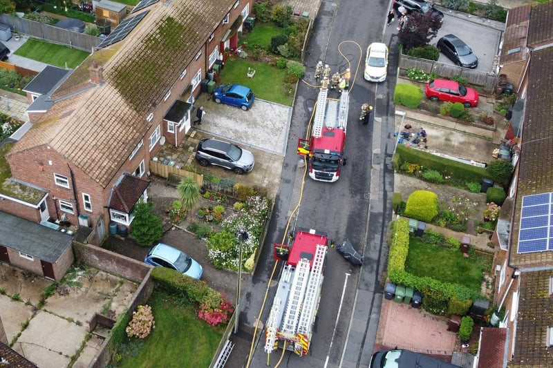 Four fire engines from East Sussex called to fire caused by vape at ...