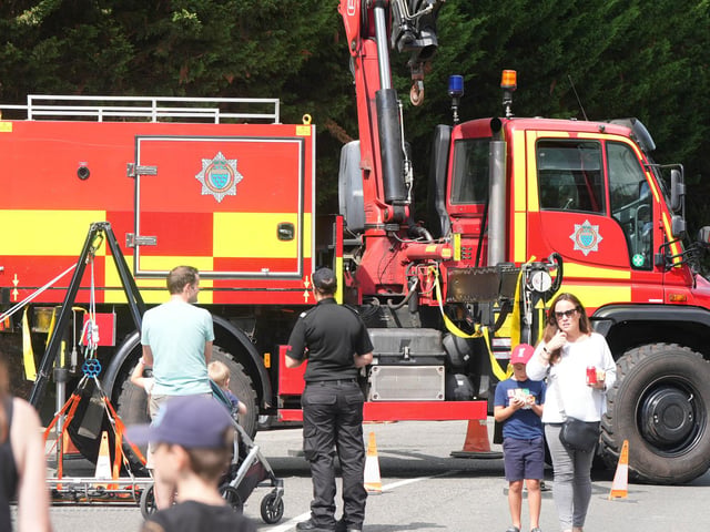 Haywards Heath Fire Station opened their doors and welcomed back the local community for the first time since 2019