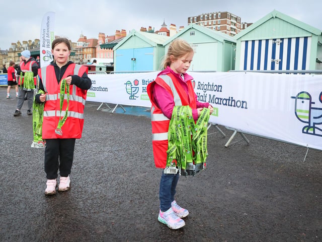 Scenes from the 2024 Brighton Half Marathon