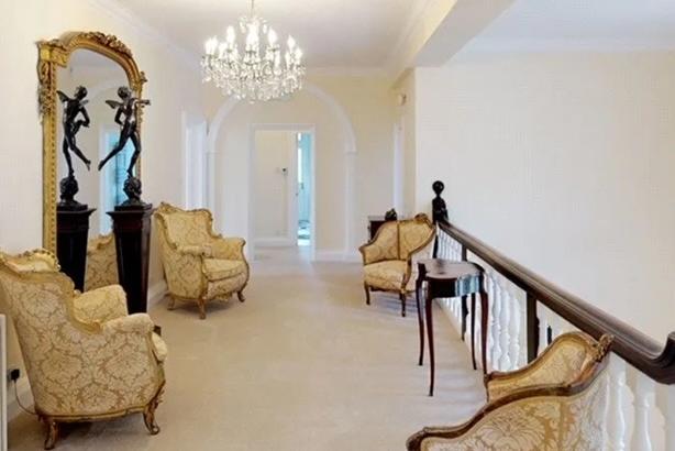 A galleried landing