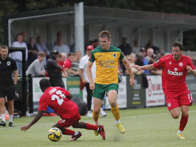 Action from Horsham's pre-season defeat to West Sussex neighbours Worthing
