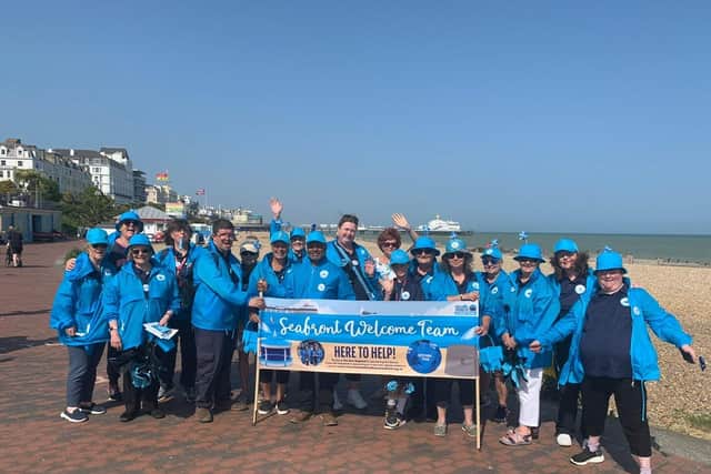 Not-for-profit voluntary organisation Friends of Eastbourne Seafront are calling on residents and volunteers to join as part of its 2024 Welcome Team. Picture; Friends of Eastbourne Seafront