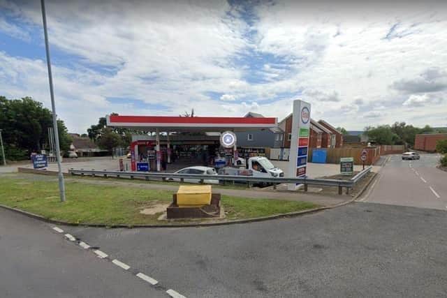 The application from Motor Fuel Group Ltd proposed to extend the sales building at Langney Service Station. Picture: Google Maps