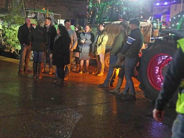 The Christmas Tractor Run 2024 leaving Hastings Old Town on December 21. Photo by Roberts Photographic.