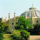 Brighton Dome From Pavilion gardens