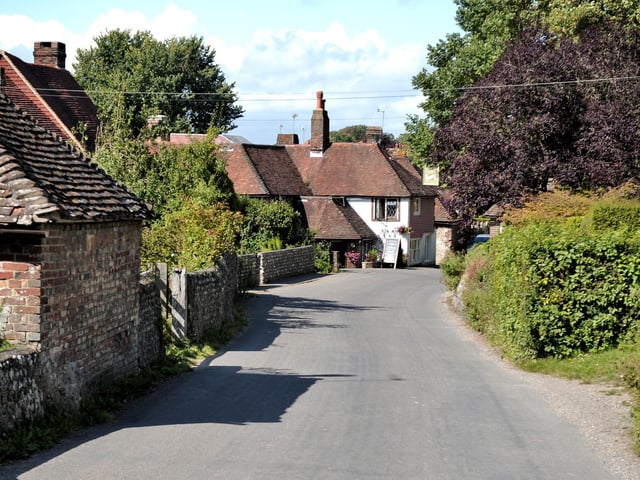 Litlington village in East Sussex