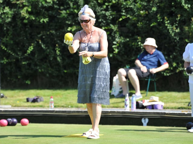 Crawley Bowls Club celebrated its 100th birthday with teams dressed in 1920s outfits. SR2508147 Pic S Robards/Nationalworld