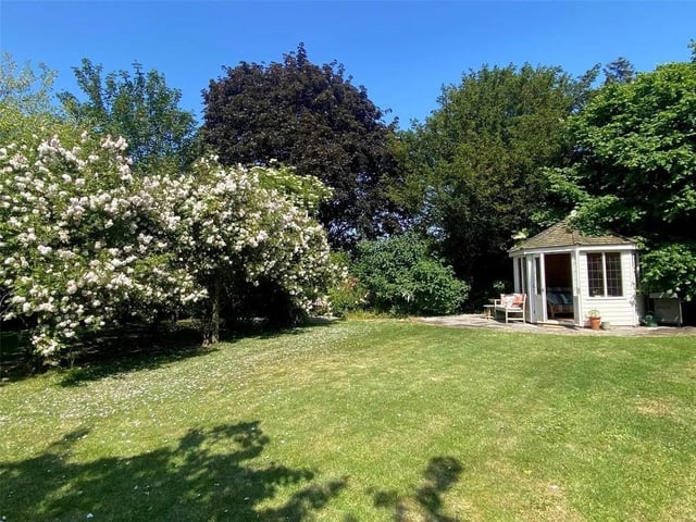 The house has a lovely secluded and private garden.