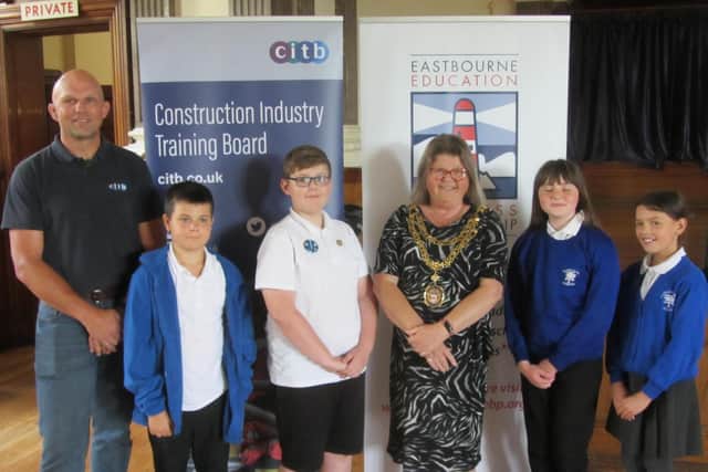 Seven teams of Year 6 pupils from Eastbourne primary schools participated in the inaugural Black Robin Farm Challenge organised by Eastbourne Education Business Partnership at the Town Hall on Monday, September 25. Picture: Eastbourne Borough Council