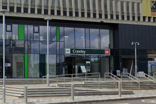 Crawley Railway Station. (Image: Google Maps)