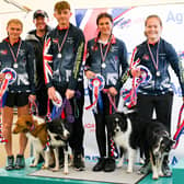 Yvie (Second from right) with the YKC team. Photo: Simon Peachey and The Kennel Club