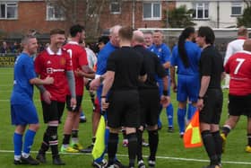 A team of Manchester United Legends – with some other special footballing guests – featured in a charity match in Worthing on Sunday (March 26).
