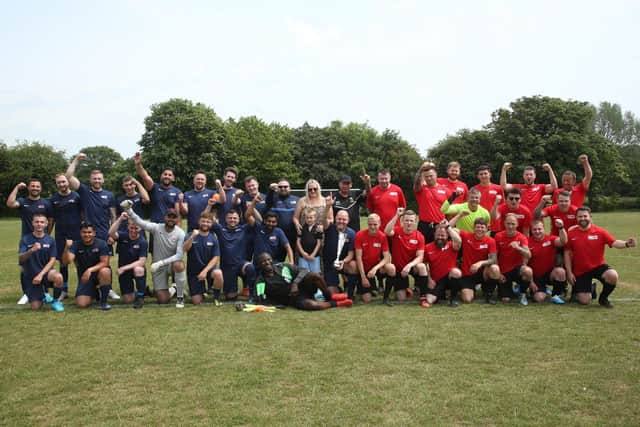 UK Power Networks' charity football match in honour of our colleague, Dan Johnston, who is living with Huntington’s Disease, held to raise money for Huntington’s Disease Association | Picture by Nigel Bowles -John Connor Press Associates Ltd