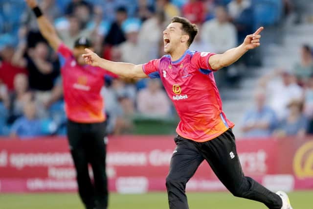 Brad Currie enjoys a Sussex T20 Blast debut to savour | Picture: Sussex Cricket