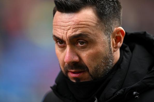 Roberto De Zerbi, Manager of Brighton & Hove Albion, continues to have injuries ahead of Aston Villa