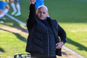 New EBFC boss Adam Murray at Torquay, where Borough gained a point in his first game in charge | Picture: Nick Redman