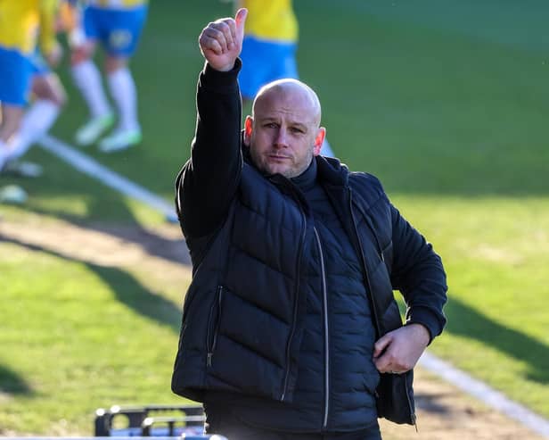 New EBFC boss Adam Murray at Torquay, where Borough gained a point in his first game in charge | Picture: Nick Redman