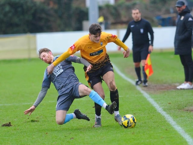 Action from Littlehampton Town's 1-0 win over Three Bridges in the Isthmian south east division