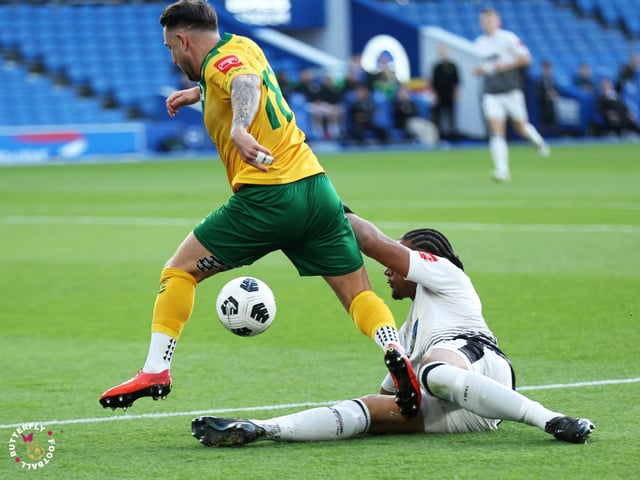 James Hammond’s majestic 95th minute free-kick clinched Horsham FC’s first league and Sussex Transport Senior Cup double in the club’s history.
