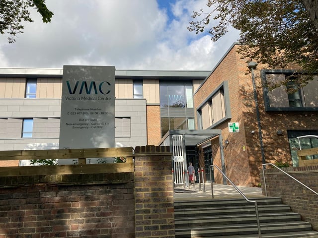 At Victoria Medical Centre in Eastbourne, 42.8 per cent of people responding to the survey rated their experience of booking an appointment as good or fairly good