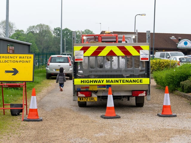 Southern Water customers have flocked to a bottled water station in Billingshurst after Horsham District was left with 'no water' following a ‘failure’ at one of the company’s supply works.