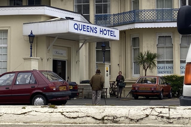 The Crown being filmed on Eastbourne seafront SUS-211130-110307001