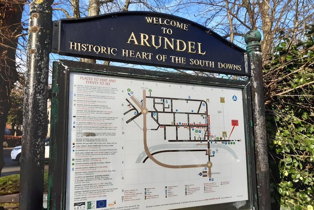 And if you want to see more of Historic Arundel while you are here, there is a signpost in the Mill Road Car Park that will give you lots of ideas.