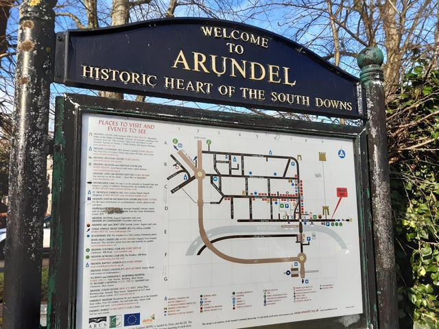 And if you want to see more of Historic Arundel while you are here, there is a signpost in the Mill Road Car Park that will give you lots of ideas.