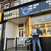 Stephen Napier-Straikes outside his new Bognor Regis shop