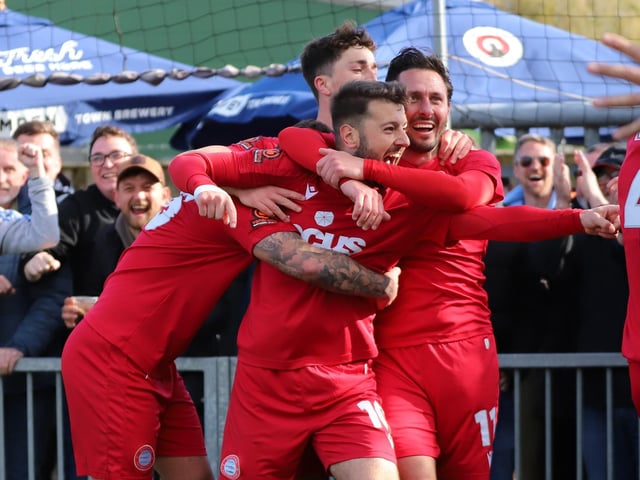 Worthing beat Maidstone in the National South play-off semi-final at a packed Woodside Road