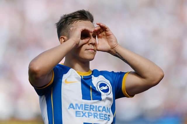 Leandro Trossard has impressed in the Premier League for Brighton and will be out for more goals against Tottenham this Saturday