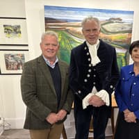 Why contemporary art proved such a draw for a beautiful Arundel gallery's autumn exhibition launch