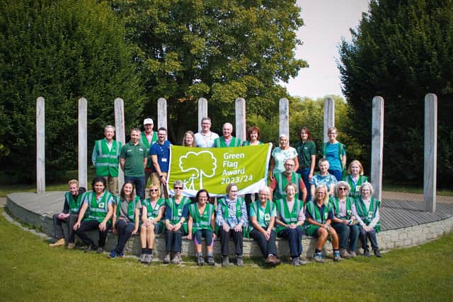 Horsham District Council staff and Friends of Horsham Park are celebrating the park being recognised as one of the best in Britian for the fourth year in a row. Photo contributed