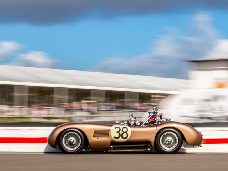 Racing through the track!